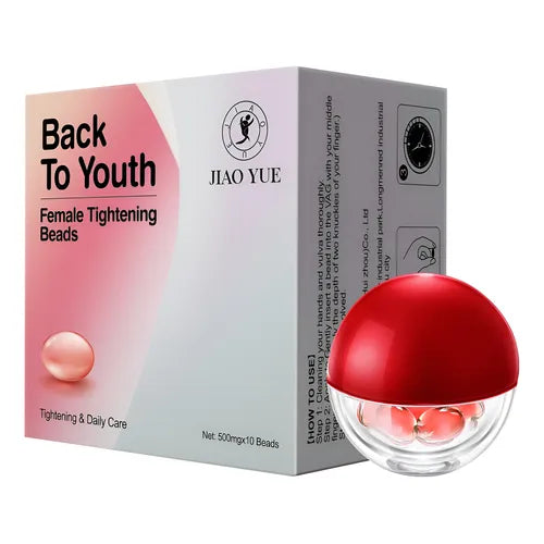 Back To Youth – Perlas Vaginales Reafirmantes y de Cuidado Íntimo