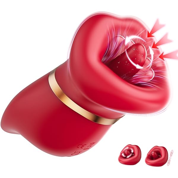Vibrador de lengua, besos y succión suave.