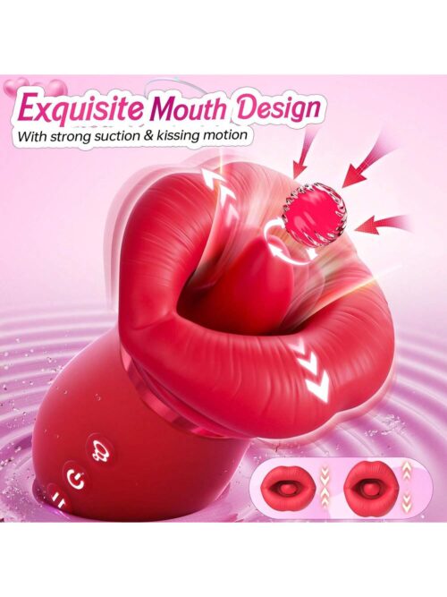 Vibrador masturbador boca