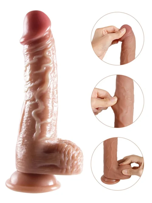 Dildo vibrador color piel