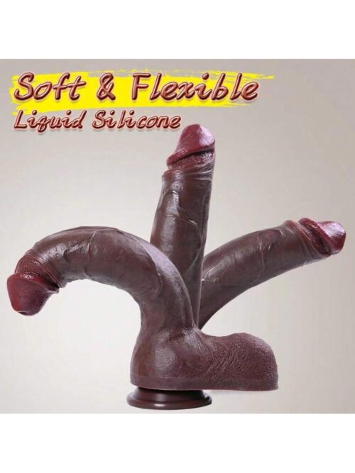 Dildo enorme negro realista